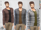Sims 4 — Autumn Jacket by Devirose — Give a breath of autumn freshness to men's fashion. Jackets with sweaters ideal for