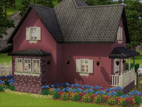 Sims 3 — Cottage base game no CC by sgK452 — Charming family house you just need to have the sims 3 pack no other