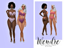 Sims 4 — Wendie - Multi Strap Lace Lingerie - Recolor Billsims by HazelsCloset — This is a Recolor of Billsims's Multi