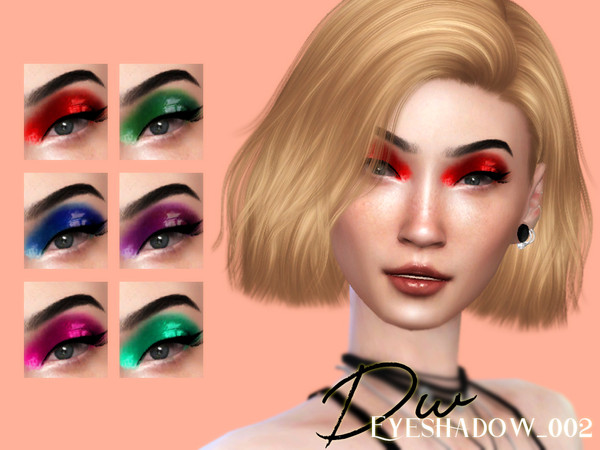 Sims 4 — [DW] Eyeshadow02 by dndywhyd2 — - Standalone - Custom Thumbnail - 6 Color Options - HQ Texture Enjoy:-)