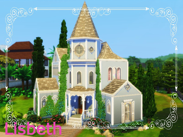 Sims 4 — Victorian Lisbeth by GenkaiHaretsu — Small victorian house with 3 bedrooms.