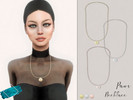Sims 4 — [Bijou] Paws Necklace by Bijou_cc — * 3 swatches * Disallowed for random * Teen to Elder * Female * Custom