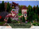 Sims 4 — Achelois Castle by Alissnoele — Achelois Castle is a mysterious forest home of a lone white witch who, for her