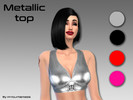 Sims 4 — Metallic top by ImYourNemesis — After download you can find this item in bras