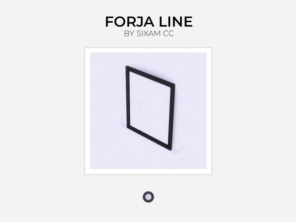 Sims 4 — Forja - Mirror by ImFromSixam — I wanted to create this collection using some wood and iron style, something