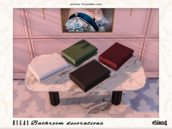 Sims 4 — Regal Towels by Winner9 — Towels for sink from my Regal bathroom, you can find it easy in your game by typing