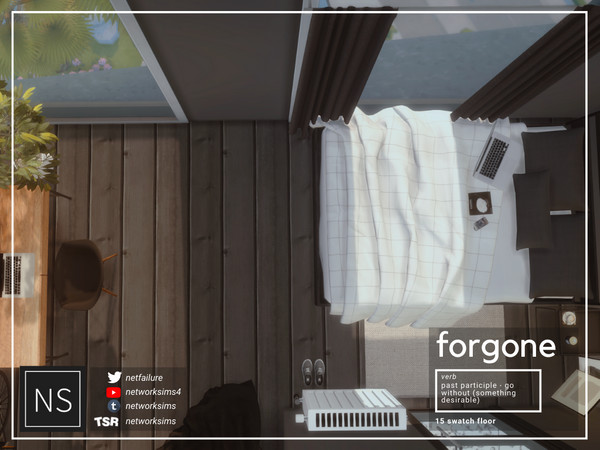 Sims 4 — Forgone Wooden Flooring - Networksims by networksims — A modern wooden floor in 15 colour swatches.