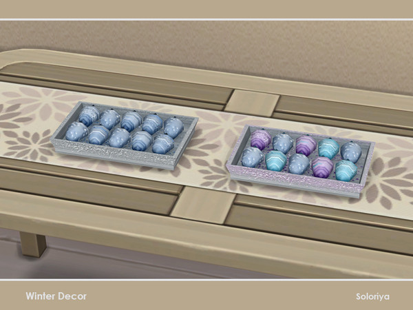 Sims 4 — Winter Decor. Strawberry by soloriya — Decorative strawberry with caramel. Part of Winter Decor set. 2 color