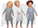Sims 4 — Toddler Winter Coat 01 by Simsefin — A sophisticated winter coat for toddlers! - Winter coat with detailed