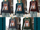 Sims 4 — Demon Hunter Stained Glass Long Sleeve (Female) | Garrus86 by Garrus86 — Demon Hunter's Songs of Death and