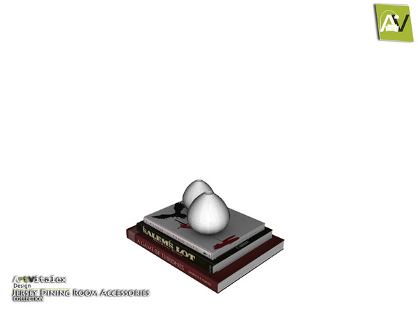 Sims 4 — Jersey Books And Vases by ArtVitalex — - Jersey Books And Vases - ArtVitalex@TSR, Nov 2020