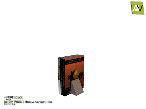 Sims 4 — Jersey Books Holder by ArtVitalex — - Jersey Books Holder - ArtVitalex@TSR, Nov 2020