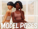 Sims 4 — Model Poses by ratboysims — 8 basic modelling poses for in-game use.