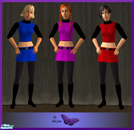Sims 2 — Outfits Collection No.2 by daLyna — Teen Outfits ..:: Enjoy! ::.. 