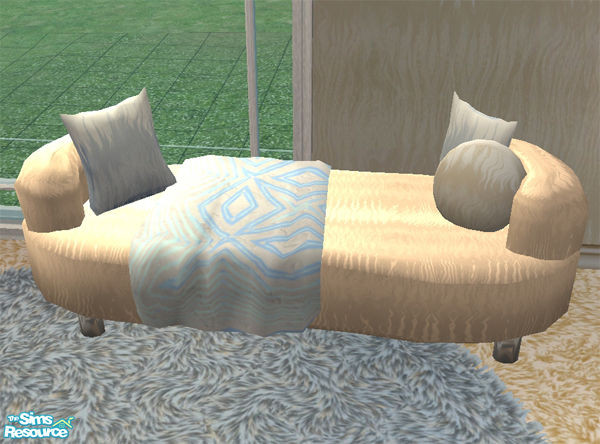 Sims 2 — Vision Bedroom - Bench by Cloisonne — 