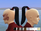 Sims 4 — Prince Zuko's ponytail hair from "Avatar the last Airbender" by Velouriah — So as part of my ongoing