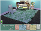 Sims 4 — Comfy - Rugs by marcorse by marcorse — Deep piled and luxurious 6 comfortably soft rugs in pastel shades with a