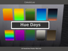 Sims 4 — Hue Days [ Poster Gradient ] by CelestiLeo — A simple poster with 10 swatches all in a different hue gradient. 