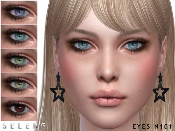 Sims 4 — Eyes N101 by Seleng — 18 colours Custom Thumbnail HQ mod compatible The picture was taken with HQ Mod
