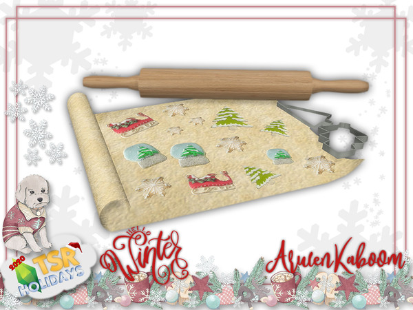 Sims 4 — Holiday Wonderland  - Cookies by ArwenKaboom — Base game deco item. Found in Decoration - Clutter Hope you