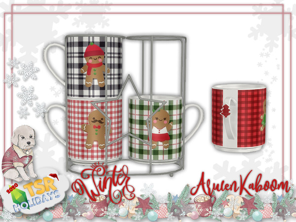 Sims 4 — Holiday Wonderland  - Cup by ArwenKaboom — Base game item. Found in Decoration - Misc Use bb.moveobjects to