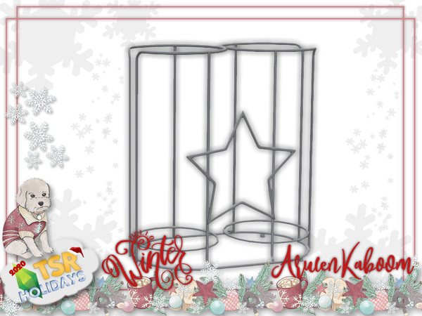 Sims 4 — Holiday Wonderland  - Cup Holder by ArwenKaboom — Base game item. Found in Decoration - Misc Use bb.moveobjects
