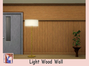 Sims 3 — ws LightWood Panel Wall by watersim44 — Creation for your wall. Color is LightWoodPanel Category: paneeling