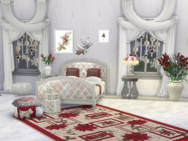 Sims 4 — All Is Calm (All Is Bright) by seimar8 — This set consists of 19 items that make up my All Is Calm Set. Created