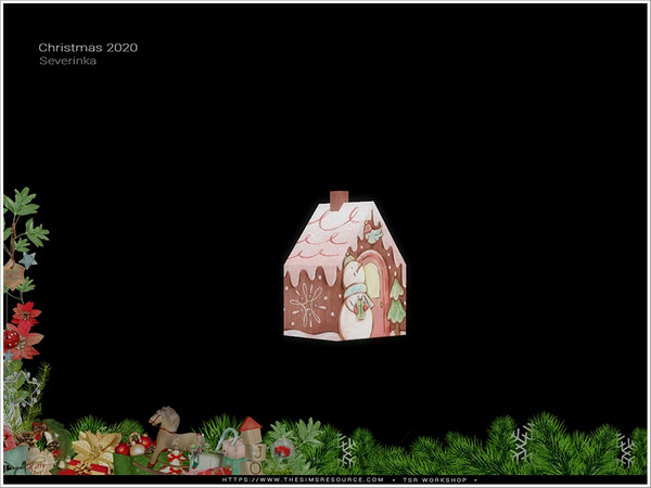 Sims 4 — [Christmas2020] - house decor 03 by Severinka_ — House decor 03 From the set 'Christmas 2020' Build / Buy