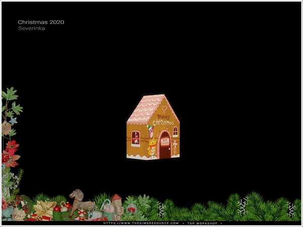Sims 4 — [Christmas2020] - house decor 04 by Severinka_ — House decor 04 From the set 'Christmas 2020' Build / Buy