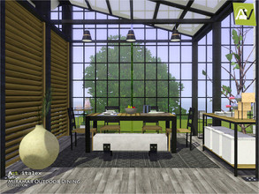 Sims 3 — Miramar Outdoor Dining by ArtVitalex — - Miramar Outdoor Dining - ArtVitalex@TSR, Dec 2020 - All objects are