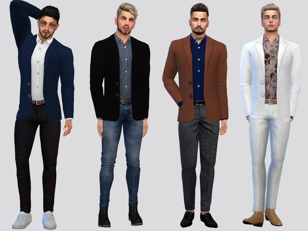 Sims 4 — Minimalist Casual Shirt by McLayneSims — TSR EXCLUSIVE Standalone item 10 Swatches MESH by Me NO RECOLORING
