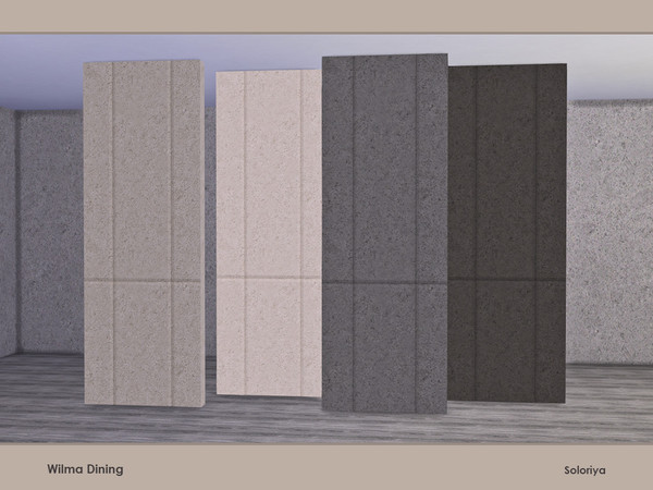 Sims 4 — Wilma Dining. Divider, v2 by soloriya — Divider, version two. Part of Wilma Dining set. 4 color variations.
