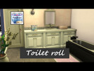 Sims 4 — toilet roll by stacey451 — decorative bathroom object toilet roll 