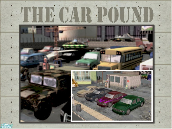 Sims 2 — Decorative Town Car by Cyclonesue — The engine has been blown by over-enthusiastic sales reps, so this car is of
