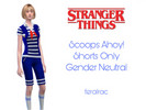 Sims 4 — Scoops Ahoy Shorts by feralrac — Gender neutral shorts from Scoops Ahoy! 