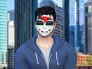 Sims 4 — H20 Delirious Face Paint by LinnLedin — I couldn't find a mask so I made one myself. This is my first CC ever