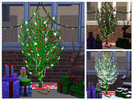 Sims 4 — Eco Christmas Tree by minesims93 — Christmas tree 8 swatches Decorative / Clutter Custom thumbnail FP01(The Sims
