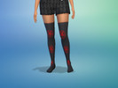 Sims 4 — Knee High Pentagram Socks  by SamzieSam — Knee-High Pentagram Socks for female sims works on any body build 