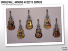 Sims 4 — Wall-Mounted Hanging Acoustic Guitar by ltb19992 — Unique recolors of LittleCakes "Hanging Guitar."