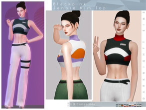 Sims 4 — Blackpink-Jennie Kim Top (Kill This Love) by DarkNighTt — Blackpink-Jennie Kim Top (Kill This Love) Have 10