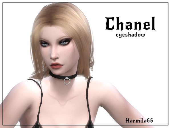 Sims 4 — Chanel Eyeshadow by Karmila66 — 10 swatches basegame compatible
