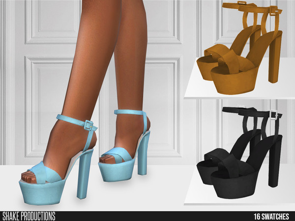 Sims 4 — ShakeProductions 599 - High Heels by ShakeProductions — Shoes/High Heels New Mesh All LODs Handpainted 20 Colors
