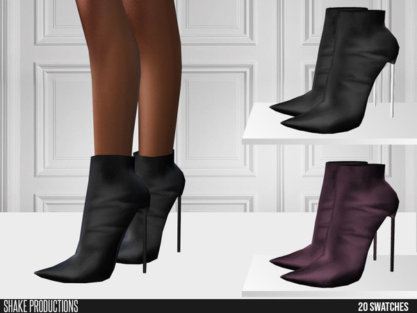 Sims 4 — ShakeProductions 600 - High Heel Boots by ShakeProductions — Shoes/High Heels New Mesh All LODs Handpainted 20