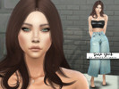 Sims 4 — Dina York by deathfr1enss — Go to the tab "Required" to download the CC needed. No sliders used.