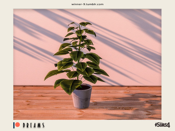 Sims 4 — Dreams - Plant v2 Patreon by Winner9 — Plant v2 from my Dreams set, you can find it easy in your game by typing