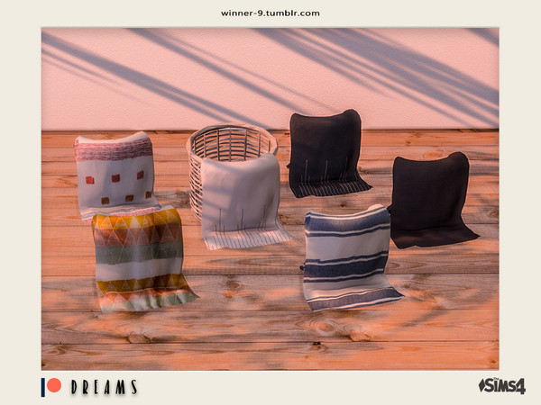 Sims 4 — Dreams - Blanket Patreon by Winner9 — Blanket from my Dreams set, you can find it easy in your game by typing