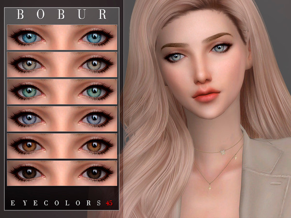 Sims 4 — Bobur Eyecolors 45 by Bobur2 — Eyecolors for all ages all genders 12 colors HQ I hope you like it