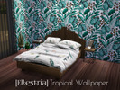 Sims 4 — Tropical Wallpaper by Ellestria — Give a tuch of exotic with these tropical wallpapers for your vacation homes!