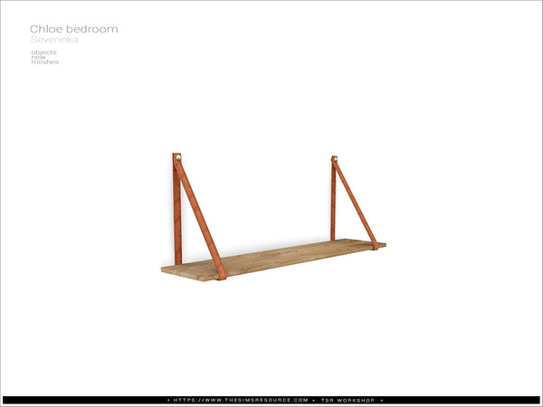 Sims 4 — [Chloe bedroom] - wall display by Severinka_ — Wall display From the set 'Chloe bedroom' Build / Buy category: